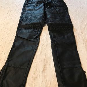 Free People Leather Pants
